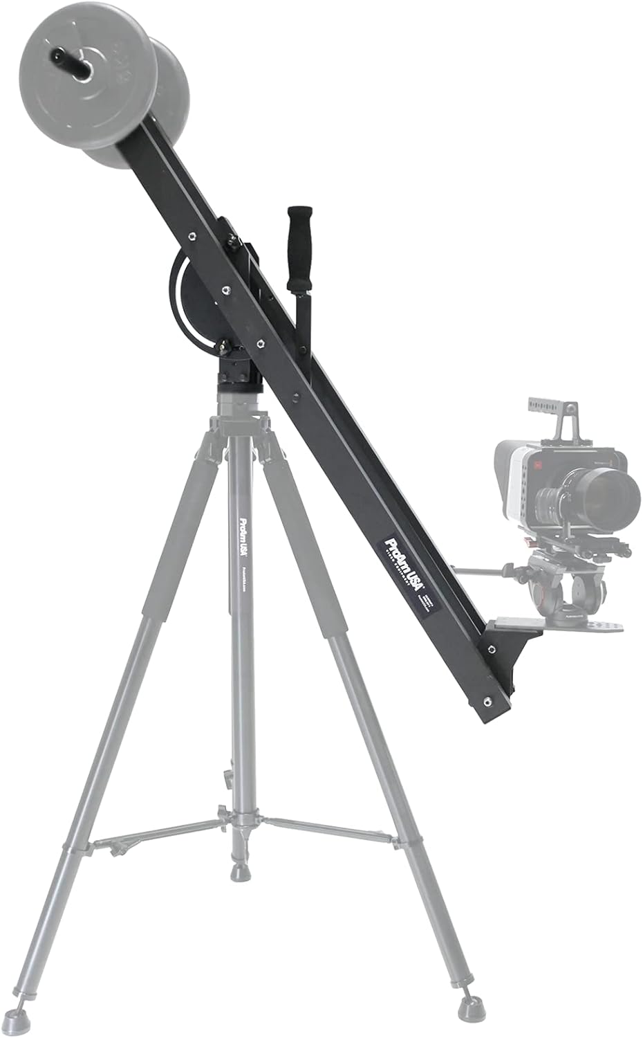 ProAm USA Taurus Jr Heavy Duty Compact DSLR Video Camera Jib Crane Tilt, 4 ft