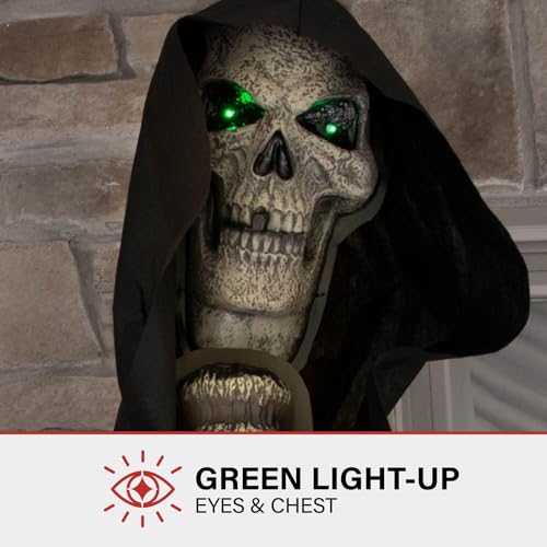 Haunted Hill Farm Motion-Activated 7.5-Ft. Tall Smoldering Ghoul
