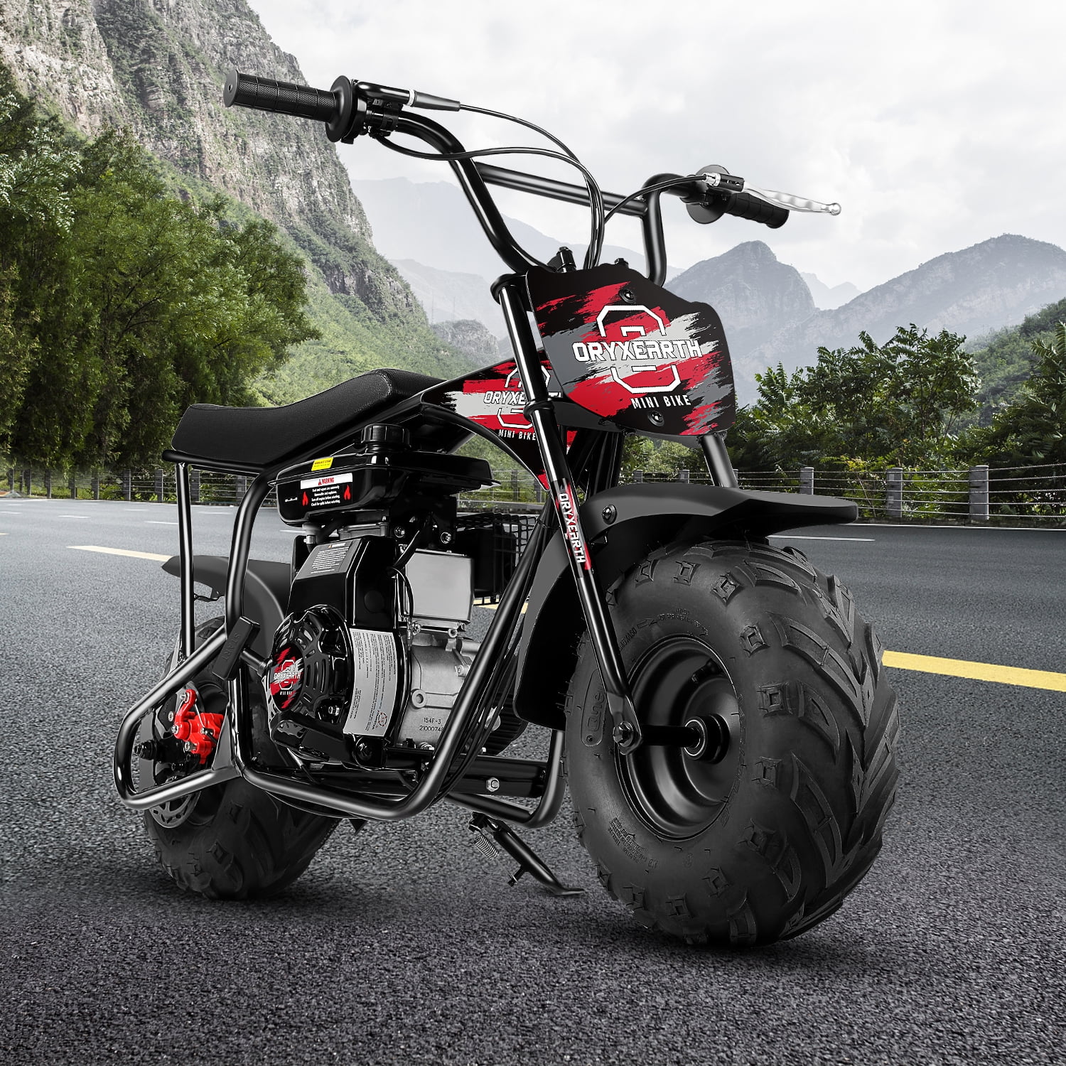 Oryxearth Mini Bike for Kids Motorcycle, Gas Power Dirt Bike,105CC 4-Stroke Ride on Toys, Racing - Radiant Selections