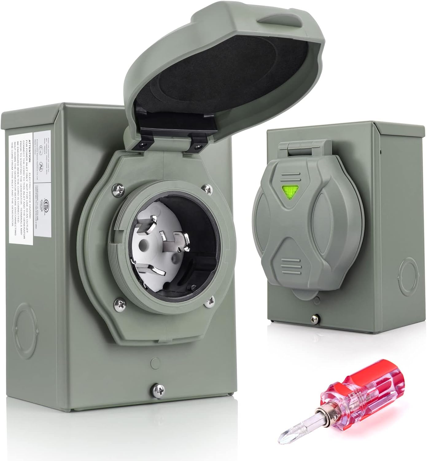 RISTOW 50 Amp Generator Power Inlet Box