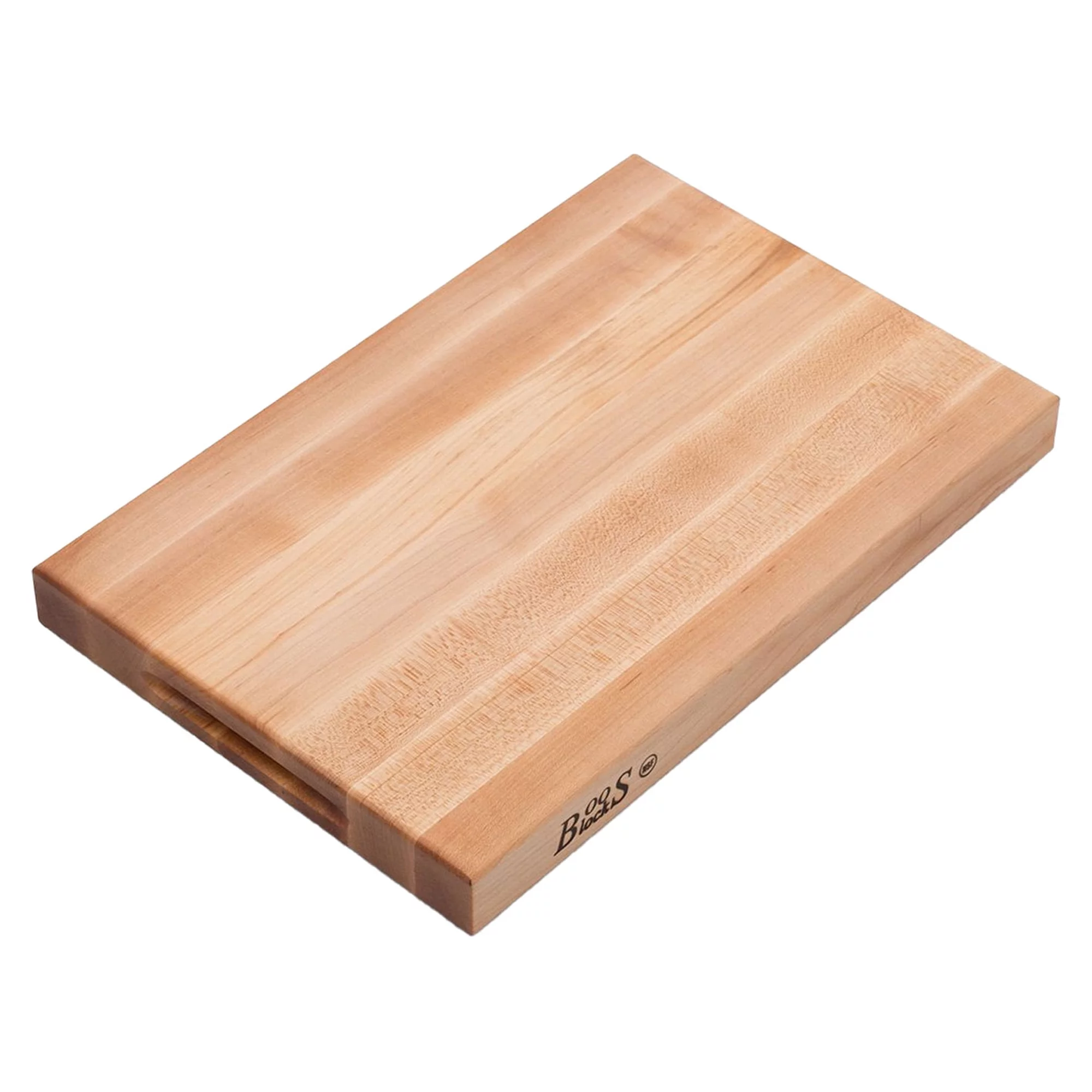 John Boos Maple Wood Reversible Edge Grain Cutting Board, 18" x 12" x 1.75"