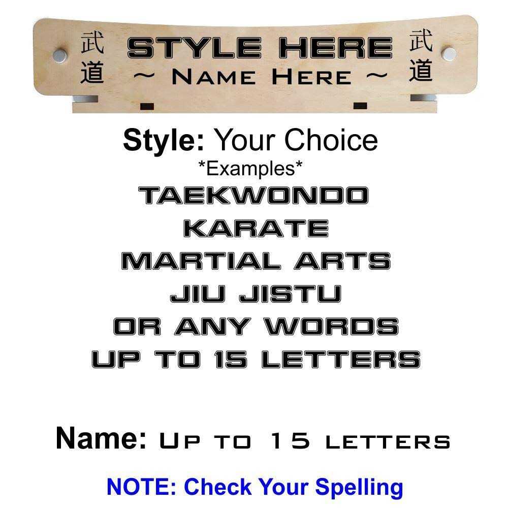 12 Level Taekwondo Belt Display - Sports Supplies Online Store