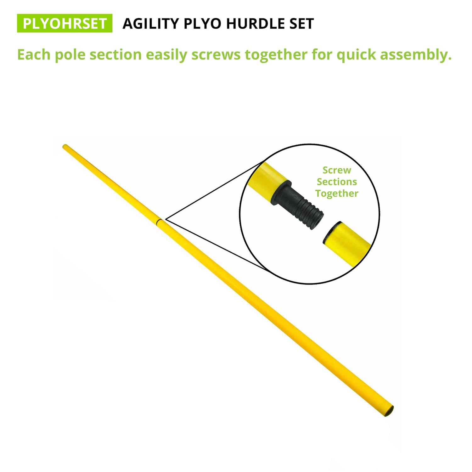 Champion Sports Agility Hurdle Set - Sports Supplies Online Store
