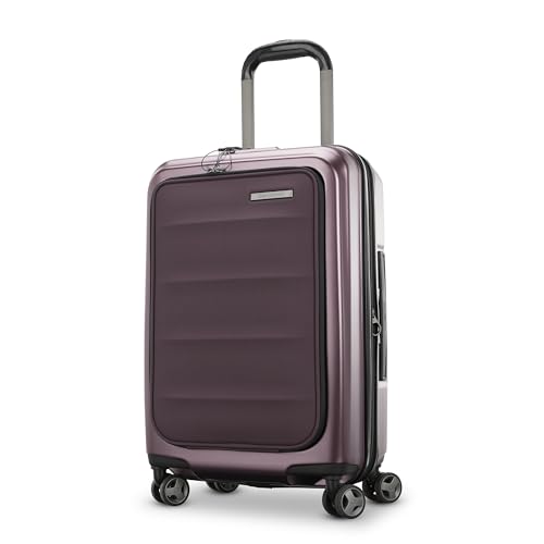 Samsonite Carry-On Pro Front Pocket Hardside Expandable 21-Inch Octiv Luggage: Durable & Impact Resistant, 360° Aero Trac Spinner Wheels