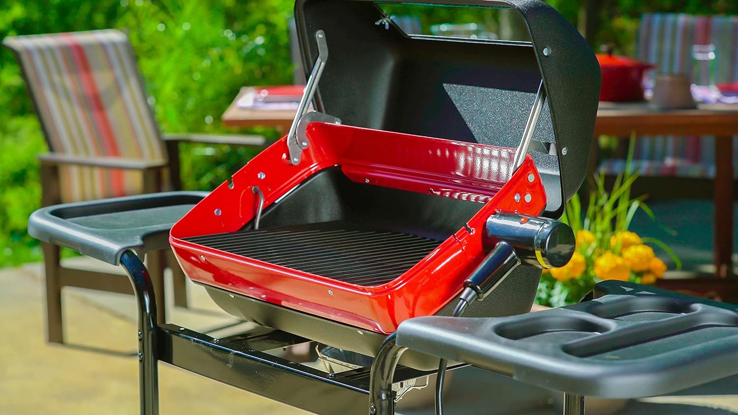 Americana Deluxe Electric Cart Grill - Smart Home Appliances