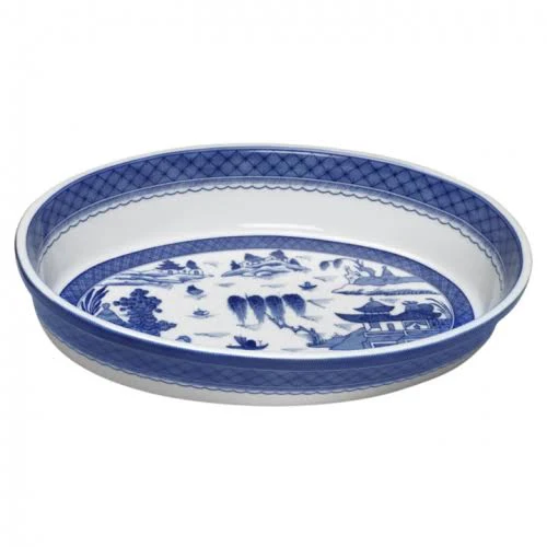 Mottahedeh Blue Canton Baking Dish - Oval