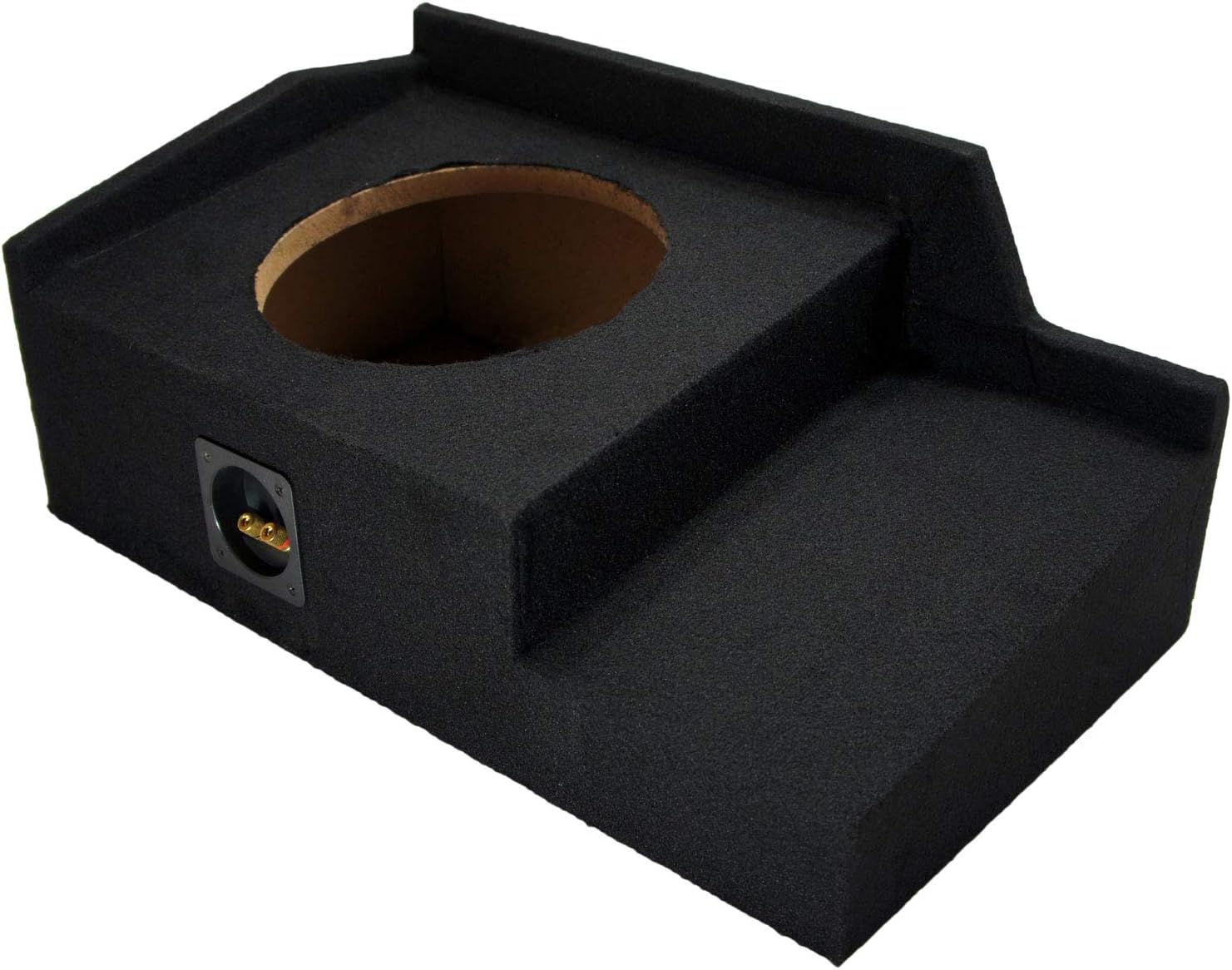 Compatible with Chevy Silverado or GMC Sierra Full Size Extended Cab Truck 1999-2006 Single 10 Subwoofer Sub Box Speaker Enclosure