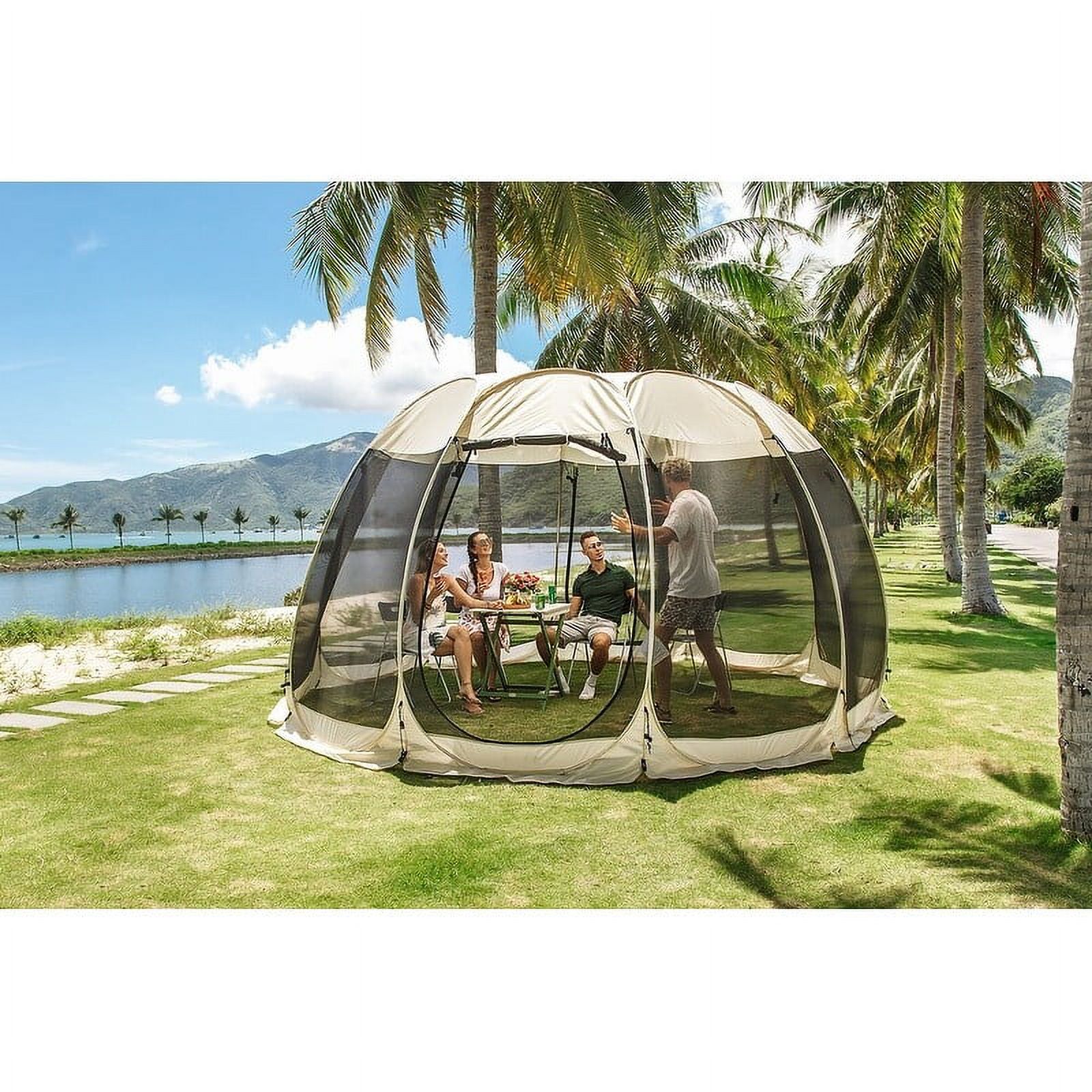 15 x 15 Outdoor Screen Tent - Instant Pop Up Screen Room Tent