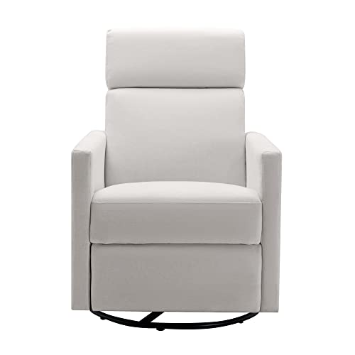 LUMISOL Power Swivel Rocker Recliner Chair, Electric Glider Reclining Sofa Chair with USB Ports