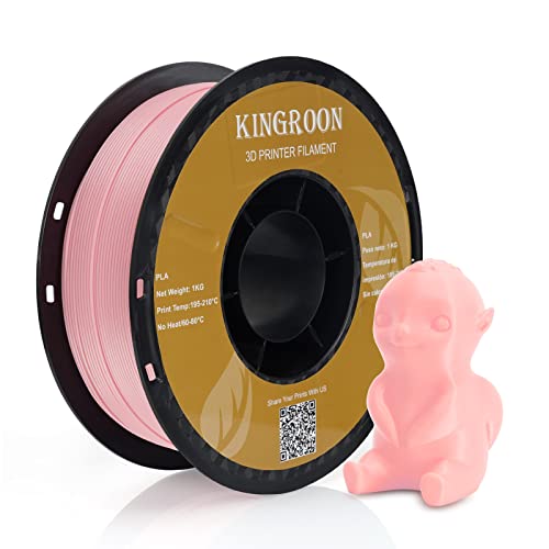 Kingroon PLA 3D Printer Filament, 12Rolls, Dimensional Accuracy +/- 0.03 mm, 12kg Spool(26.4lbs)