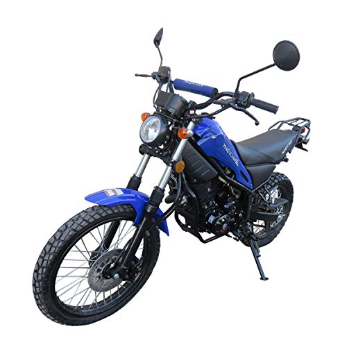 X-PRO 250cc Dirt Bike Pit Bike Adult Dirtbike 250cc Motorcycle Bike Street Bike (Blue)