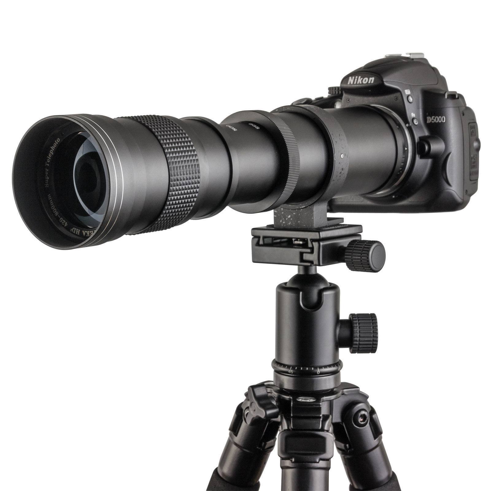 Opteka 420-800mm / 840-1600mm Super Telephoto Zoom Lens w/ 32GB - 15pc