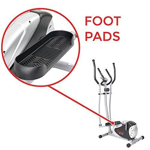 Elliptical Trainer with Hand Pulse Monitoring System by Sunny Health & Fitness - SF-E905