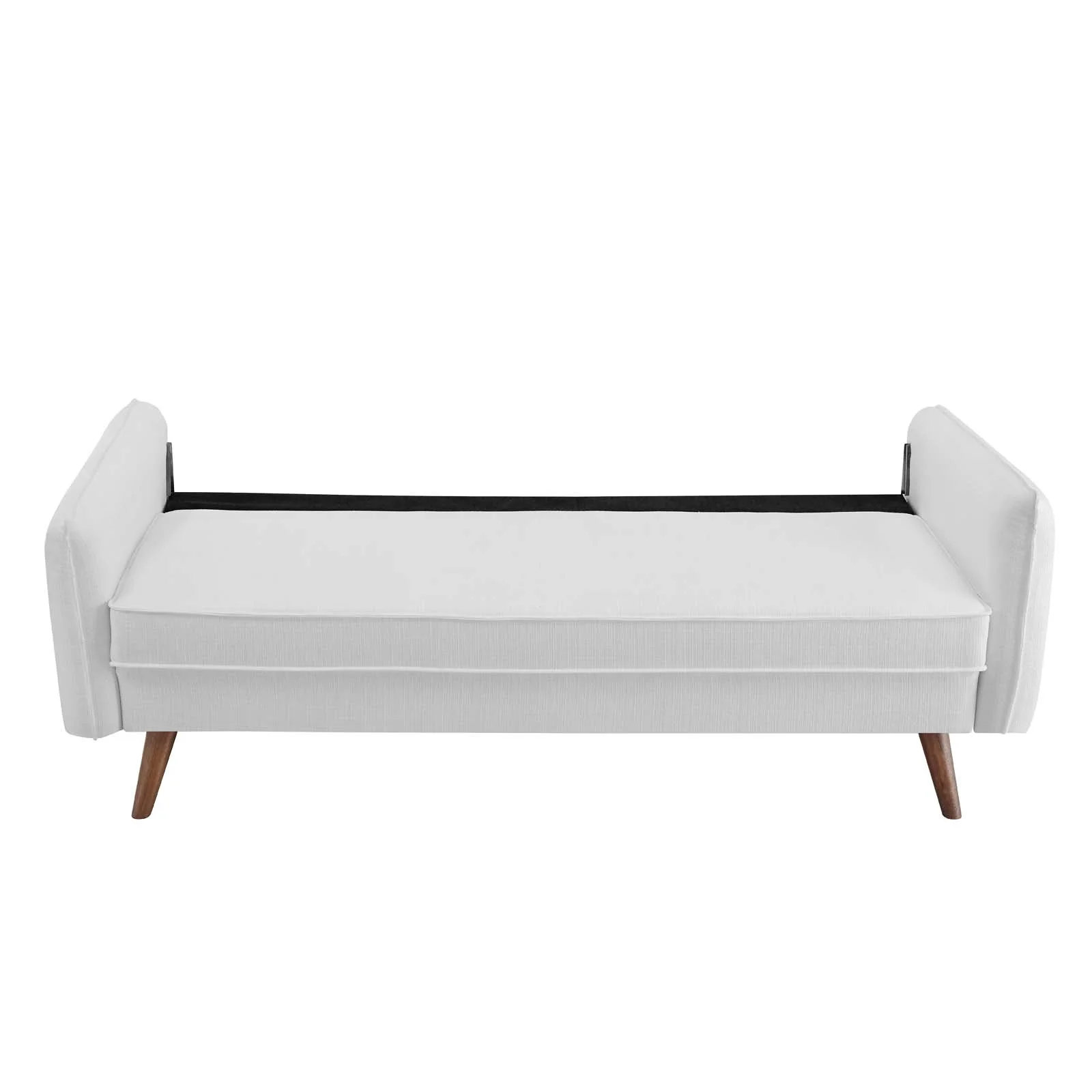 Modern Contemporary Urban Design Living Room Lounge Club Lobby Sofa, Fabric, White