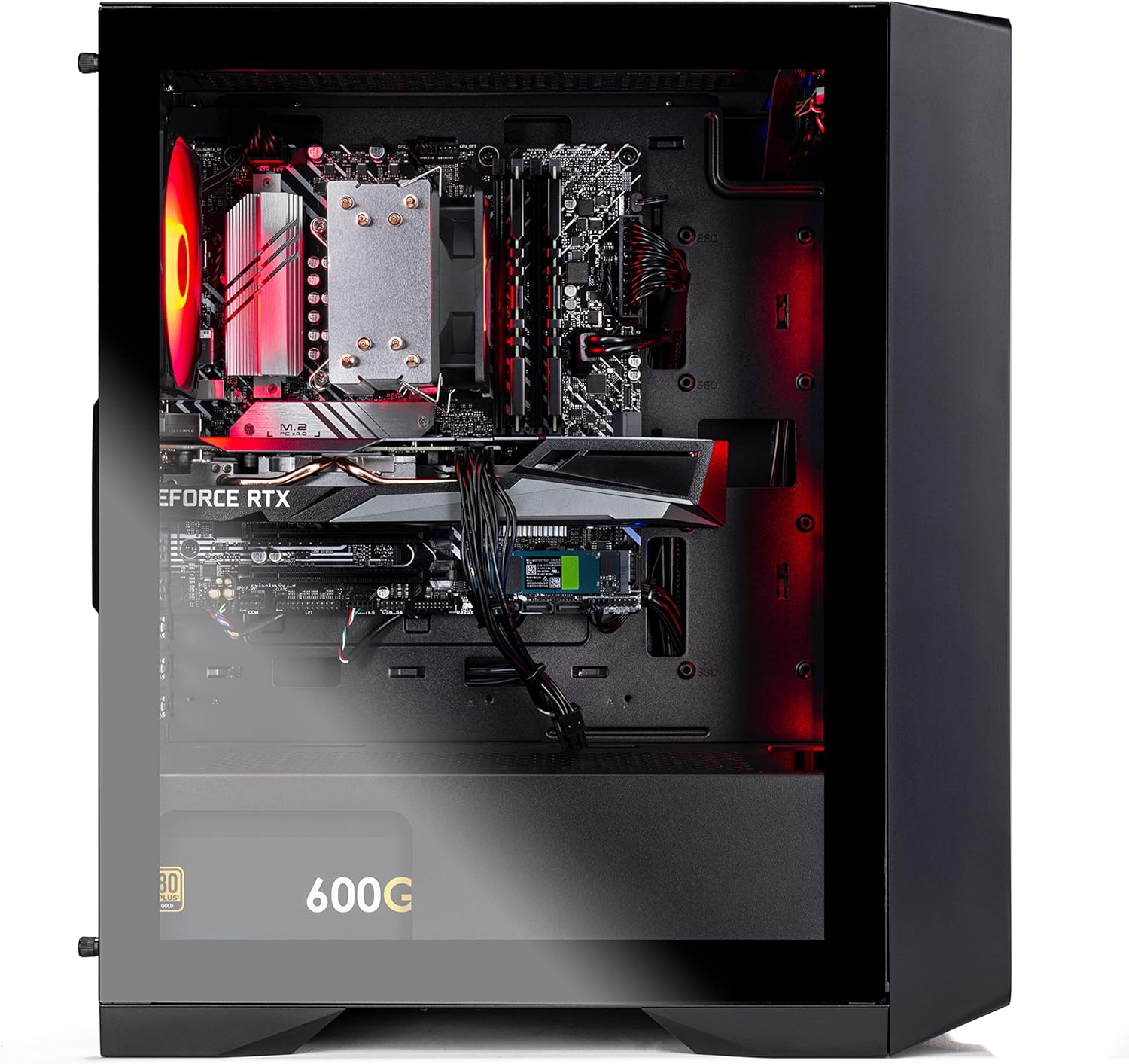 Skytech Archangel Gaming Computer PC Desktop &ndash; Ryzen 5 3600 3.6GHz, GTX 1660 Super 6G, 500GB SSD, 16GB DDR4 3200MHz, RGB Fans