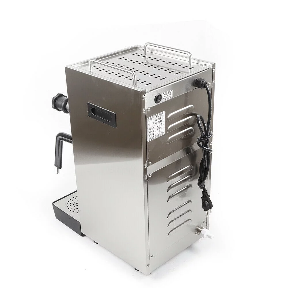 Miumaeov Commercial Milk Frother Electric Multi-Purpose Full-Automatic Boiling Water Frothing Machine with Lcd Display for Coffee Shop Dessert Shop