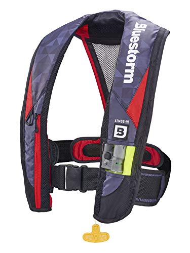 BLUESTORM Atmos 40 Automatic/Manual Inflatable PFD Life Jacket for Adults | US Coast Guard (USCG) Approved Life Vest