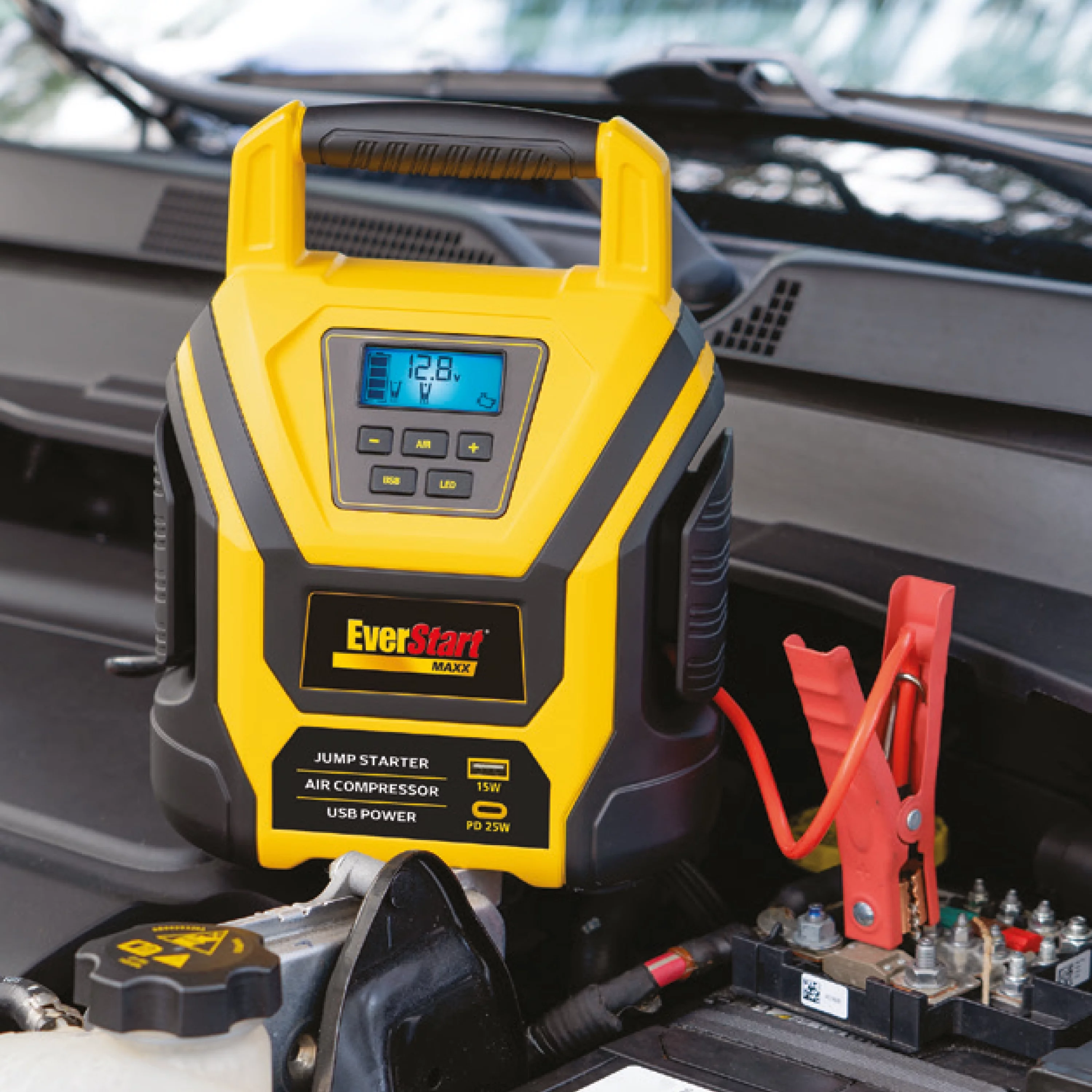 EverStart 1600 Amp Lithium Jump Starter with Air Compressor
