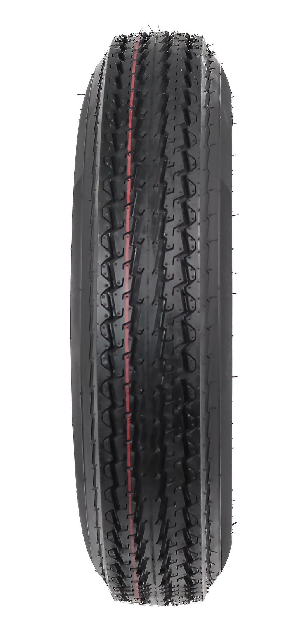 2-Pack Trailer Tires On White Wheel Rims 530-12 5.30-12 5.30 x 12 Load C 4 Lug