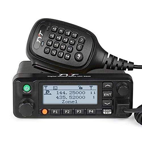 TYT MD-9600 Dual Band Digital DMR Mobile Car Truck Transceiver, VHF/UHF 3000 Channels,10000 Contacts, 250 Zones, 50W VHF/45W UHF