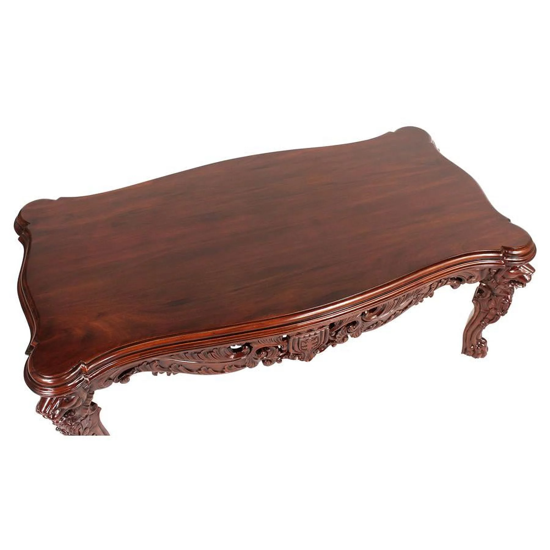 Design Toscano The Lord Raffles Grand Hall Lion Leg Coffee Table