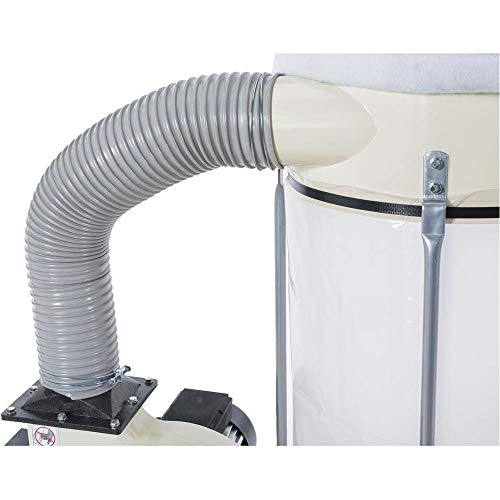 SHOP FOX W1685 1.5-Horsepower 1,280 CFM Dust Collector - Smart Home Appliances