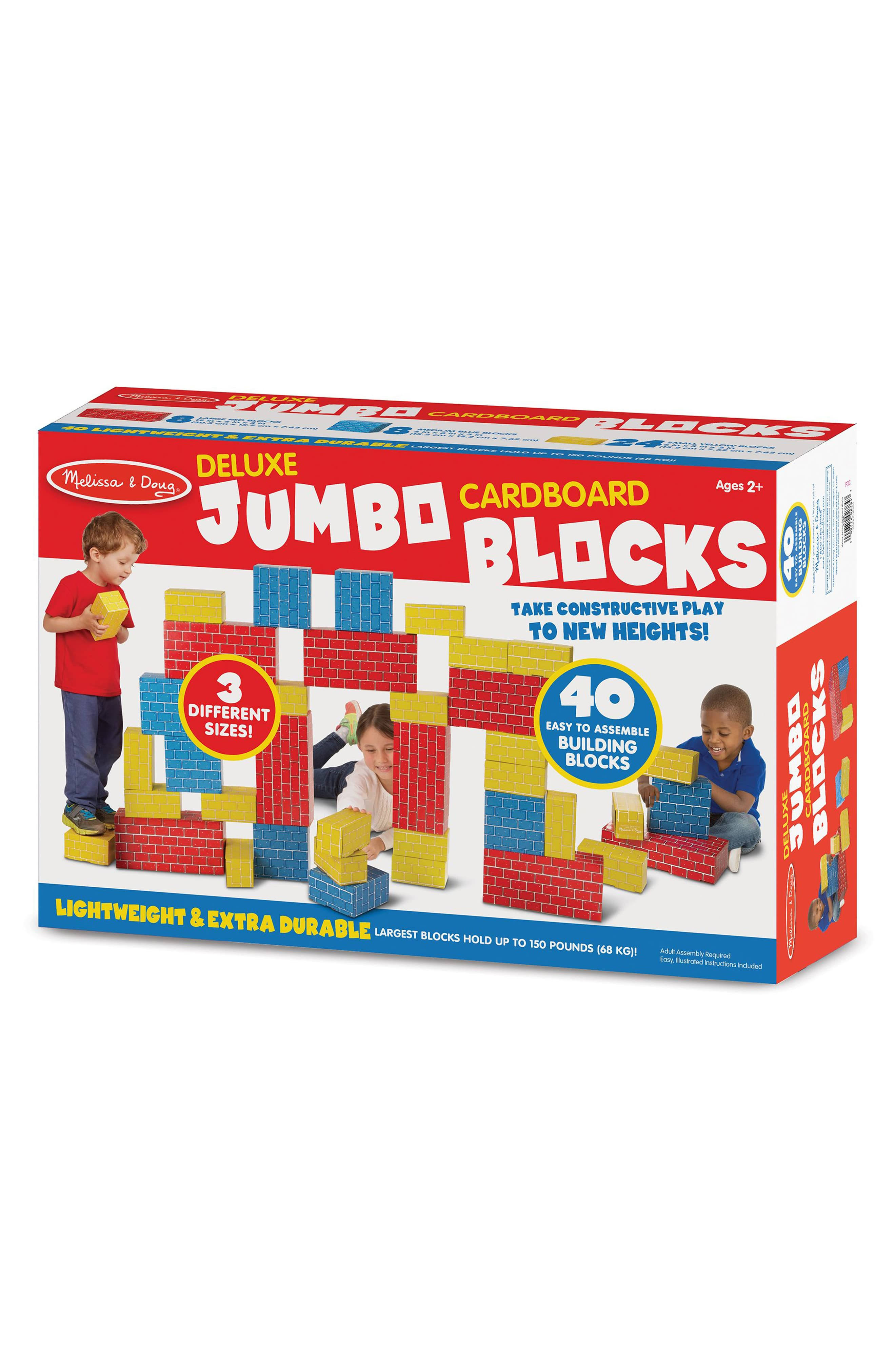 Melissa & Doug Deluxe Jumbo Cardboard Blocks - 40