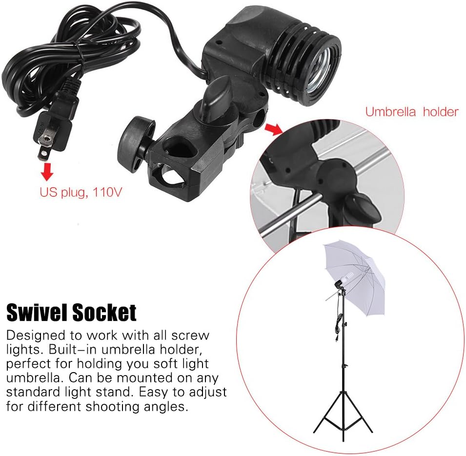 Andoer Photography Studio Softbox Lighting Kit Including 3pcs 45W Bi-Color 5500K Dimmable LED Lights 20 X 28inch Softbox 2m Light Stands Carry Bag