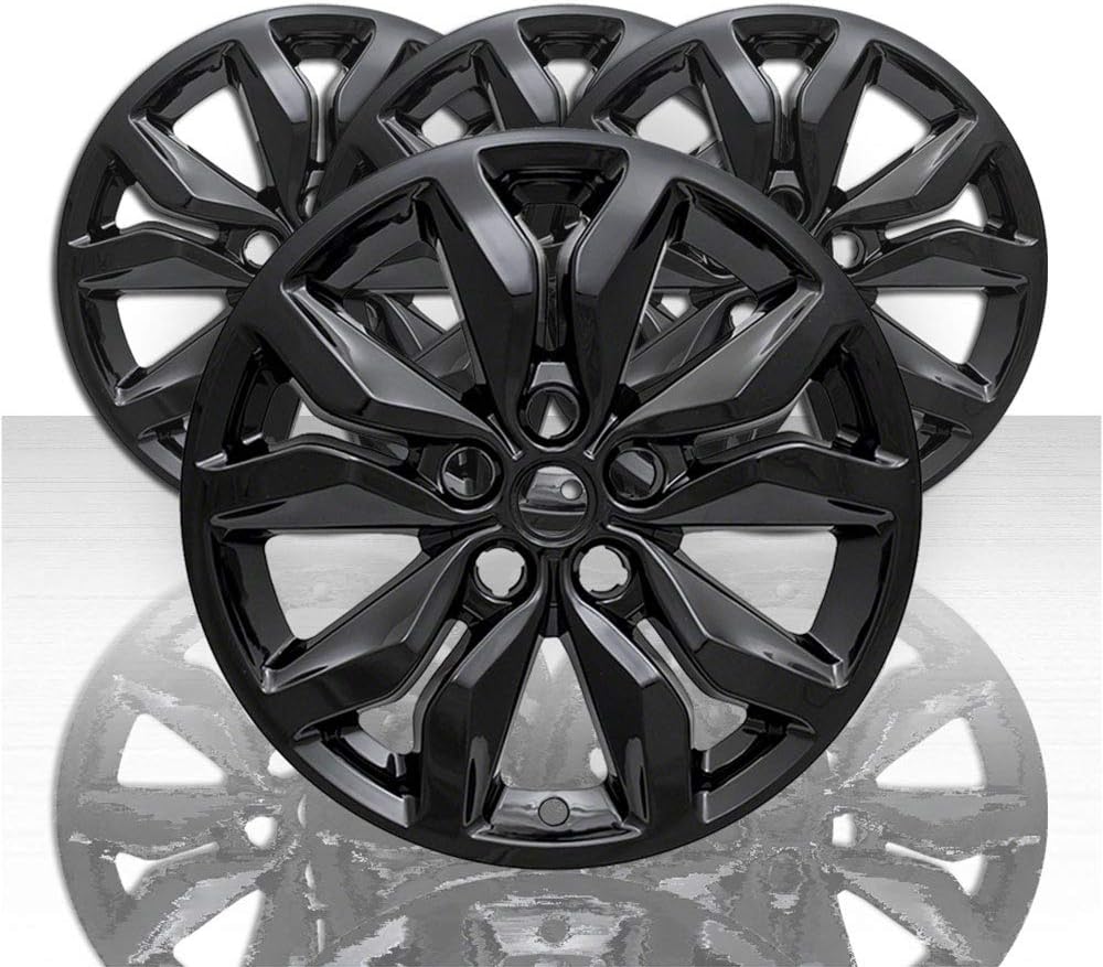 Auto Reflections Set of 4 18" 10 Spoke Wheel Skins for Chevy Impala 2016-2019 - Gloss Black