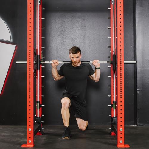 Titan Fitness X-3 Series 80" Smith Machine Power Rack Attachment, 500 LB Capacity, Comes with Smith Olympic Bar, Guide Rods, Safety Catches