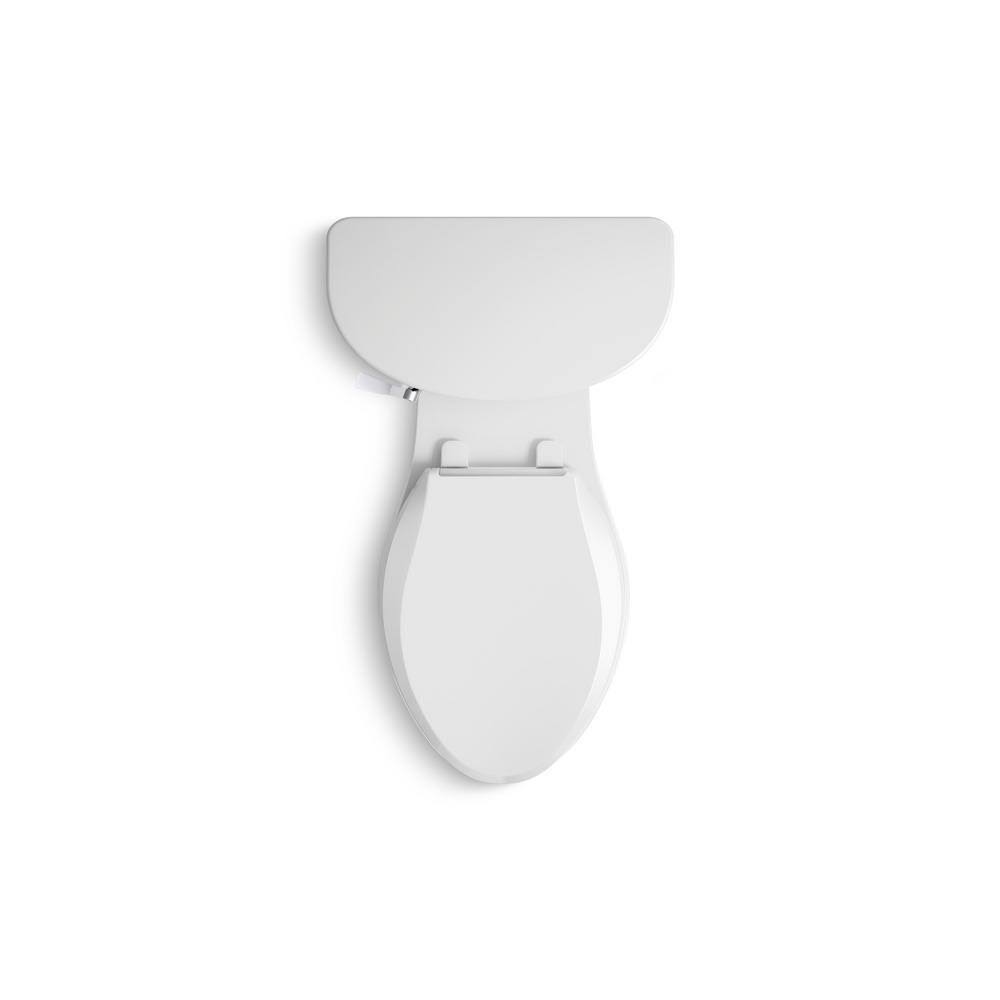 Valiant The Complete Solution 2-Piece 1.28 GPF Single-Flush Elongated Toilet in White
