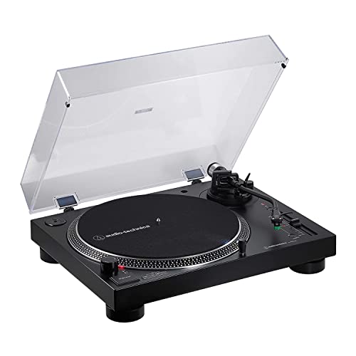 Audio-Technica AT-LP120XBT-USB-BK Wireless Direct-Drive Turntable, Black