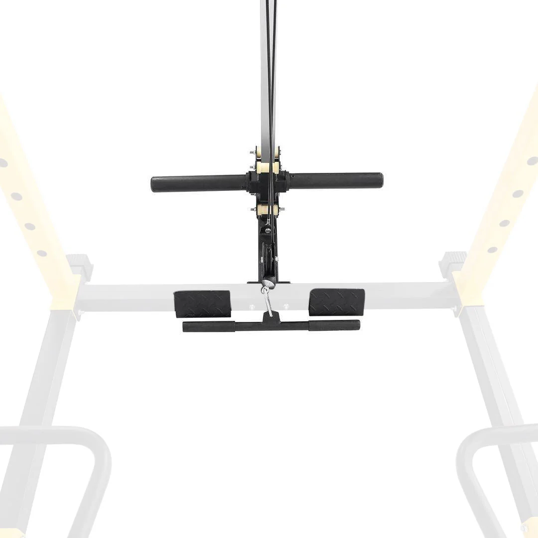 BalanceFrom PC-1 Series 1000lb Capacity Multi-Function Adjustable Power Cage Power Rack with Optional Lat Pull-down and Cable Crossover