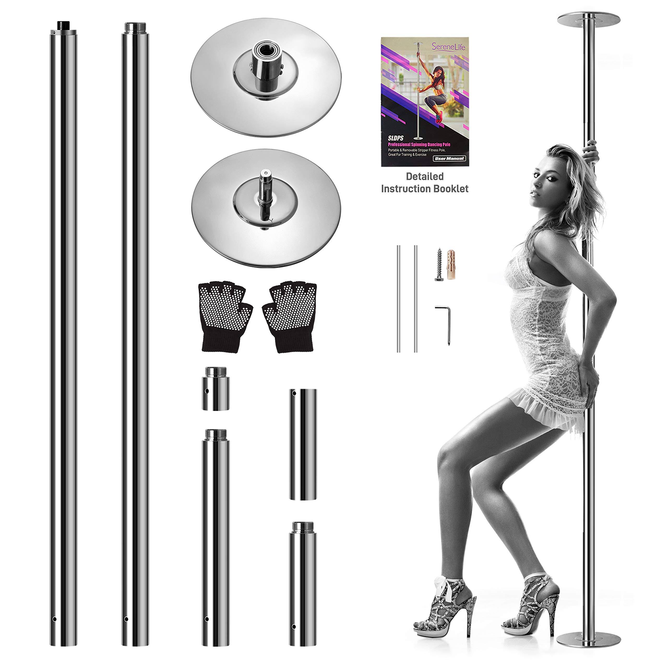Serenelife Professional Upgrade Spinning Dance Pole