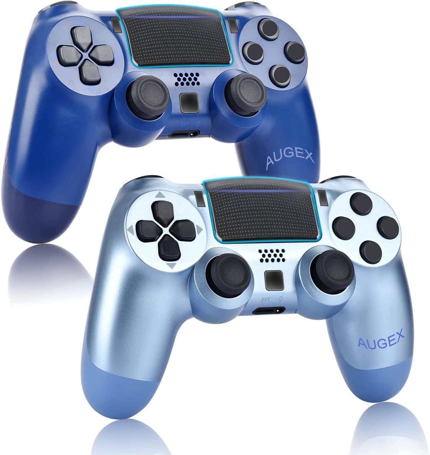 AUGEX 2 Pack Game Controllers Compatible for PS4,Wireless Controller Work with Playstation 4 Console