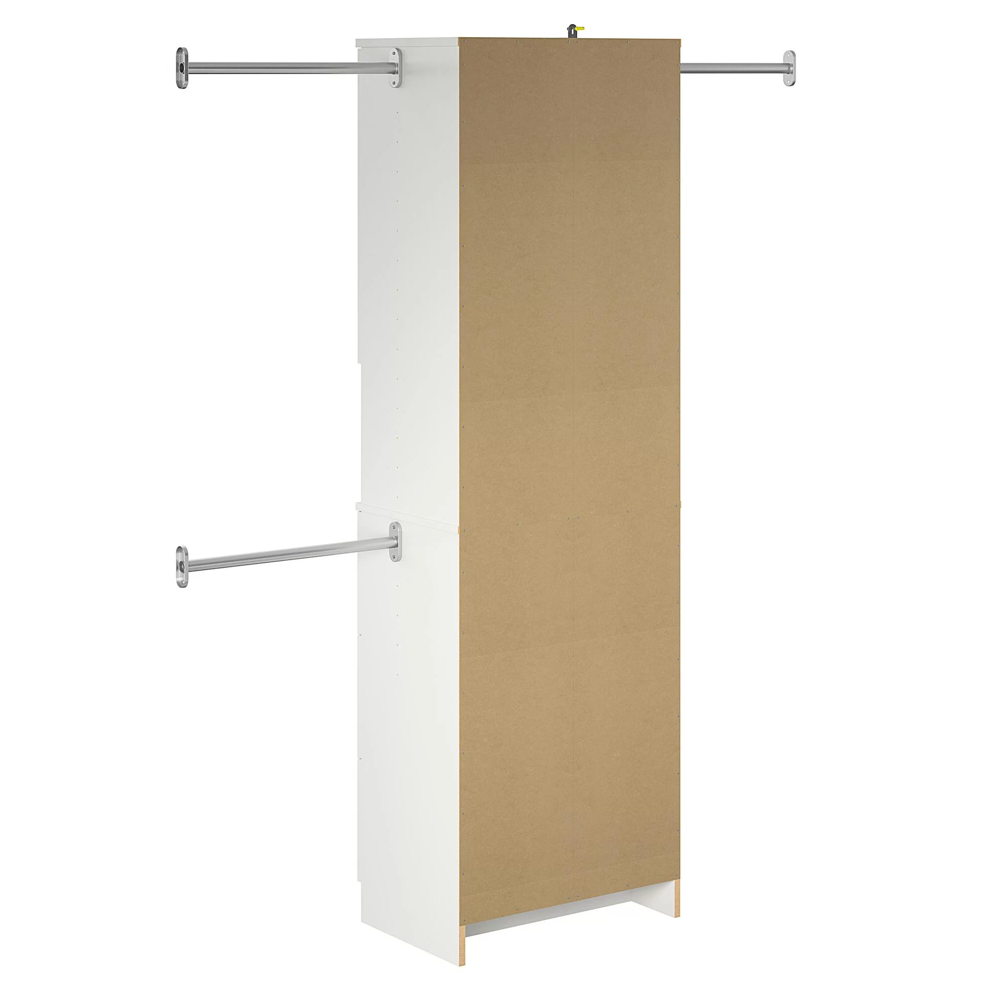 Systembuild Evolution Evone 3 Drawer Closet Storage, White