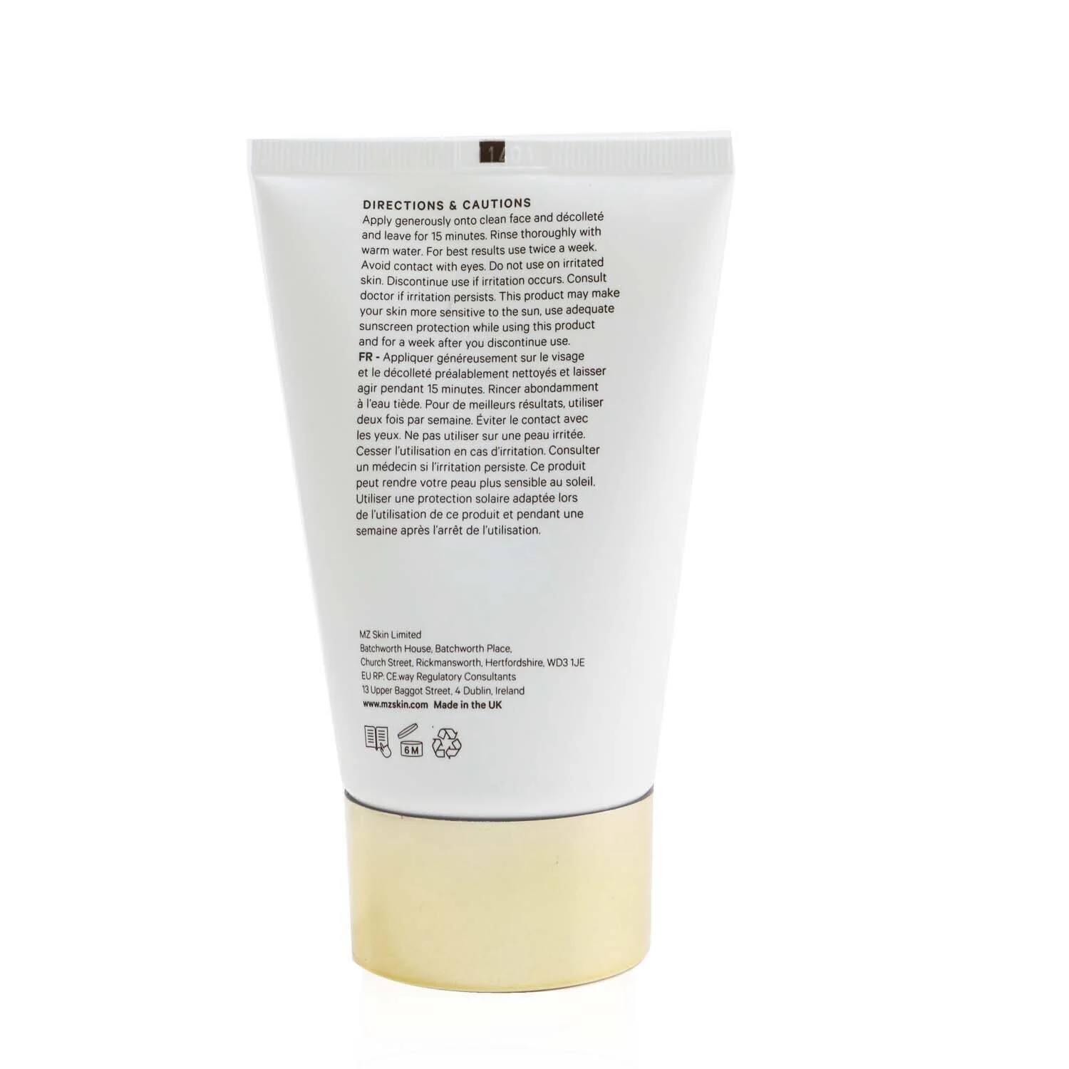 MZ Skin Radiance & Renewal AHA Instant Clarity Refining Mask  100ml/3.38oz
