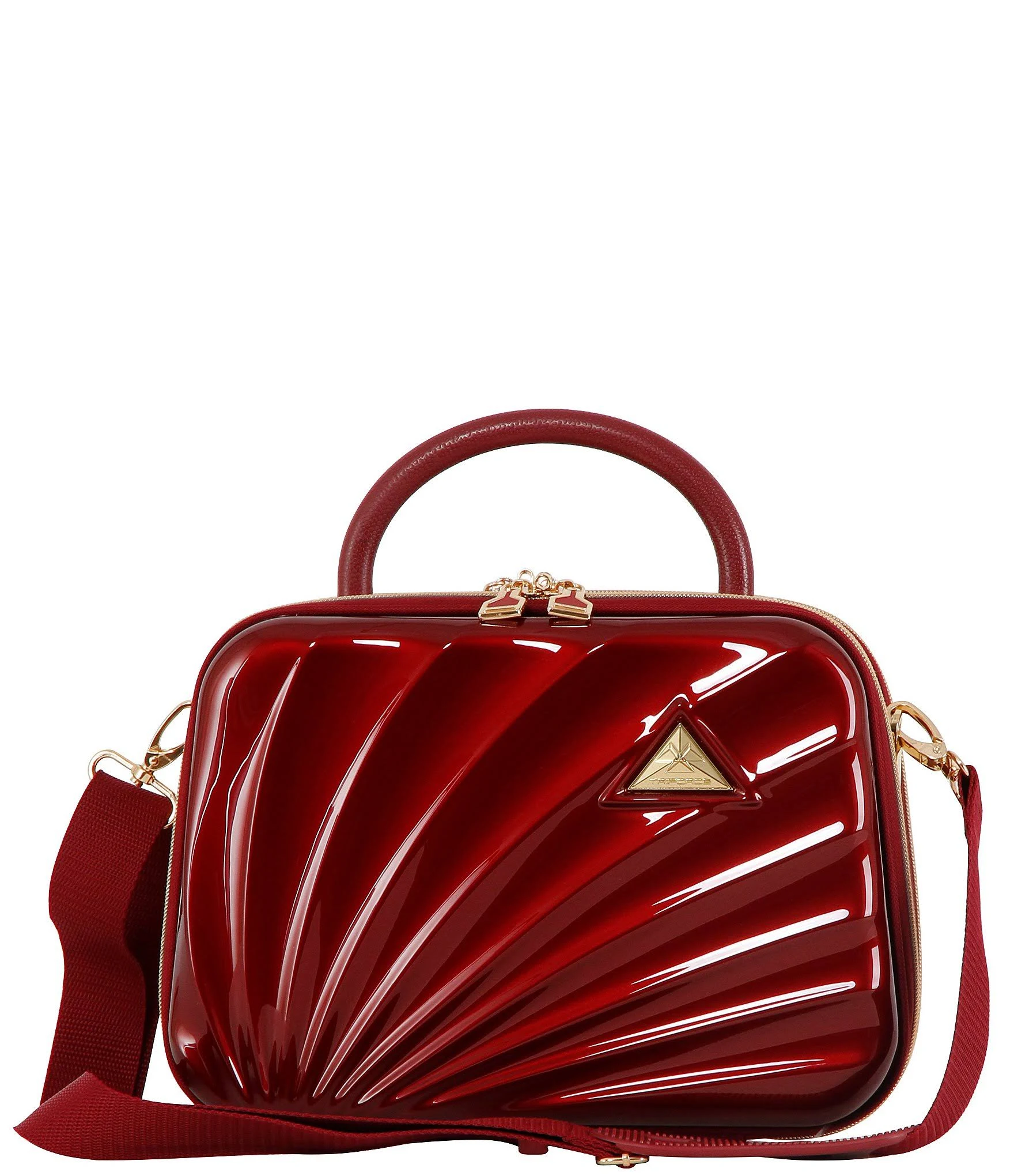 Triforce Sienna 2-Sided Travel Beauty Case - Red
