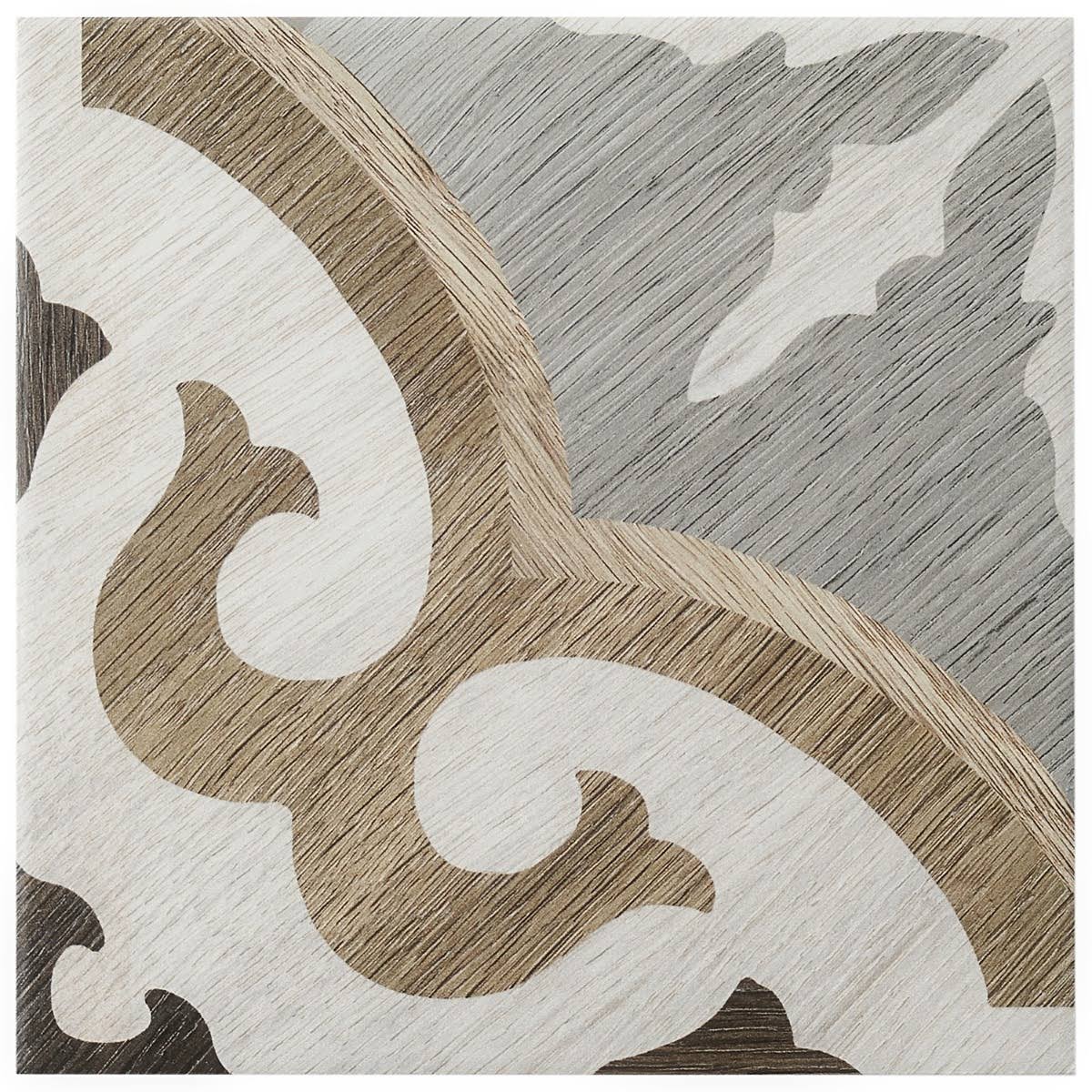 Castaic Briar Oak 8 in. x 8 in. Matte Porcelain Floor and Wall Tile (12.91 Sq. ft./ CASE)