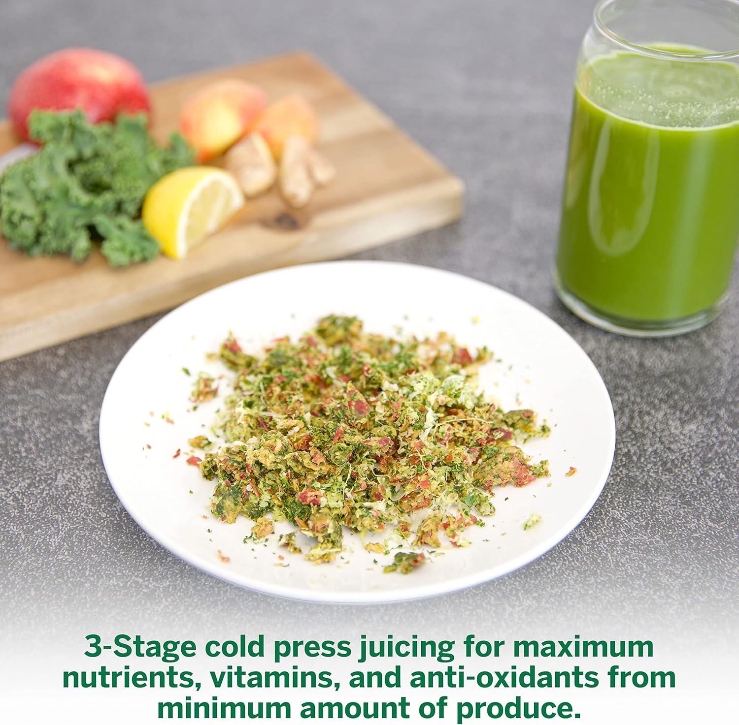 Omega J8006HDS Cold Press Juicer Machine Vegetable and Fruit Juice Extractor and Nutrition System, Triple-Stage Slow Masticating Juicing Technology