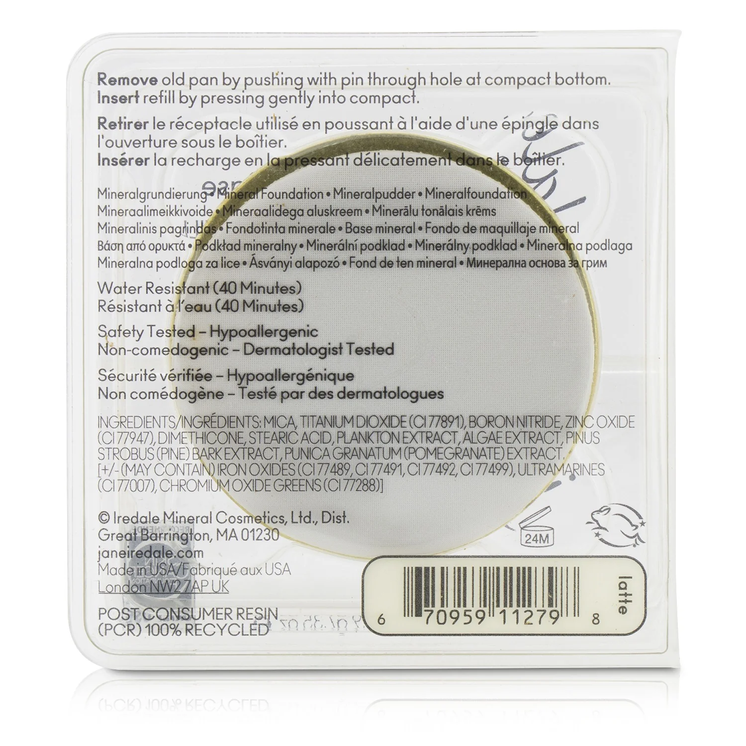 Jane Iredale PurePressed Base Mineral Foundation Refill SPF 20 - Bisque  9.9g/0.35oz