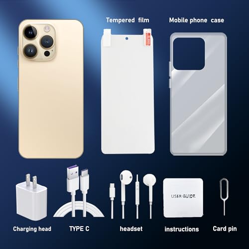 A15 PROMAX Smartphone, 6+256GB Unlocked Phone, Android 13.0, 48+108MP Zoom Camera, Long Battery Life 6800mAh, Dual SIM, 6.7“ HD Screen