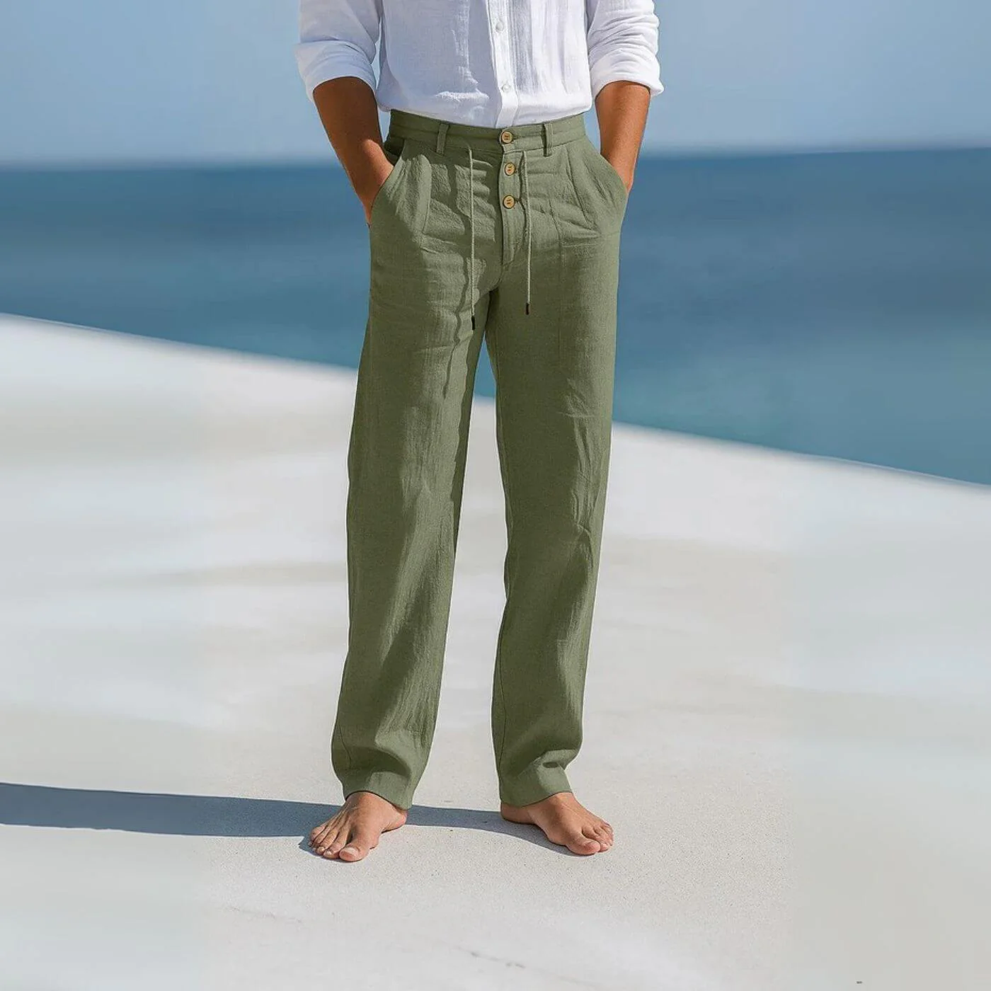 Anthony™ – Breathable Relaxed Fit Linen Trousers