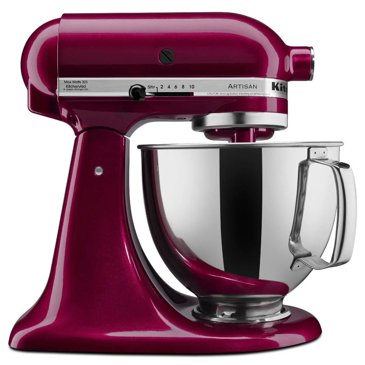 KitchenAid RRK150BX 5 Qt. Stand Mixer Artisan Series - Bordeaux (Used)