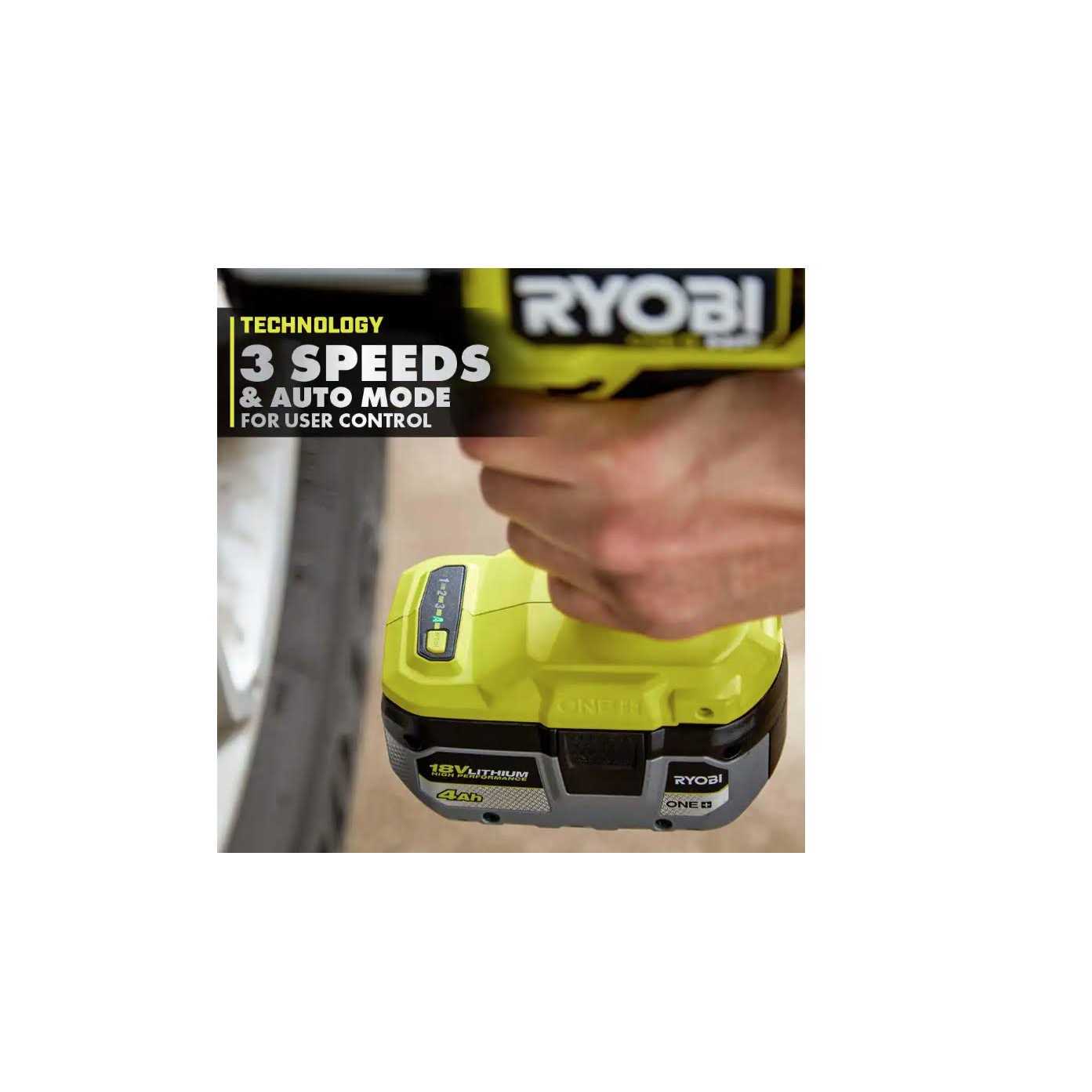 RYOBI ONE+ HP 18V Brushless Cordless 4-Mode 1/2 in. High Torque Impact Wrench PBLIW01B - Shop Hardware Tools Online Store