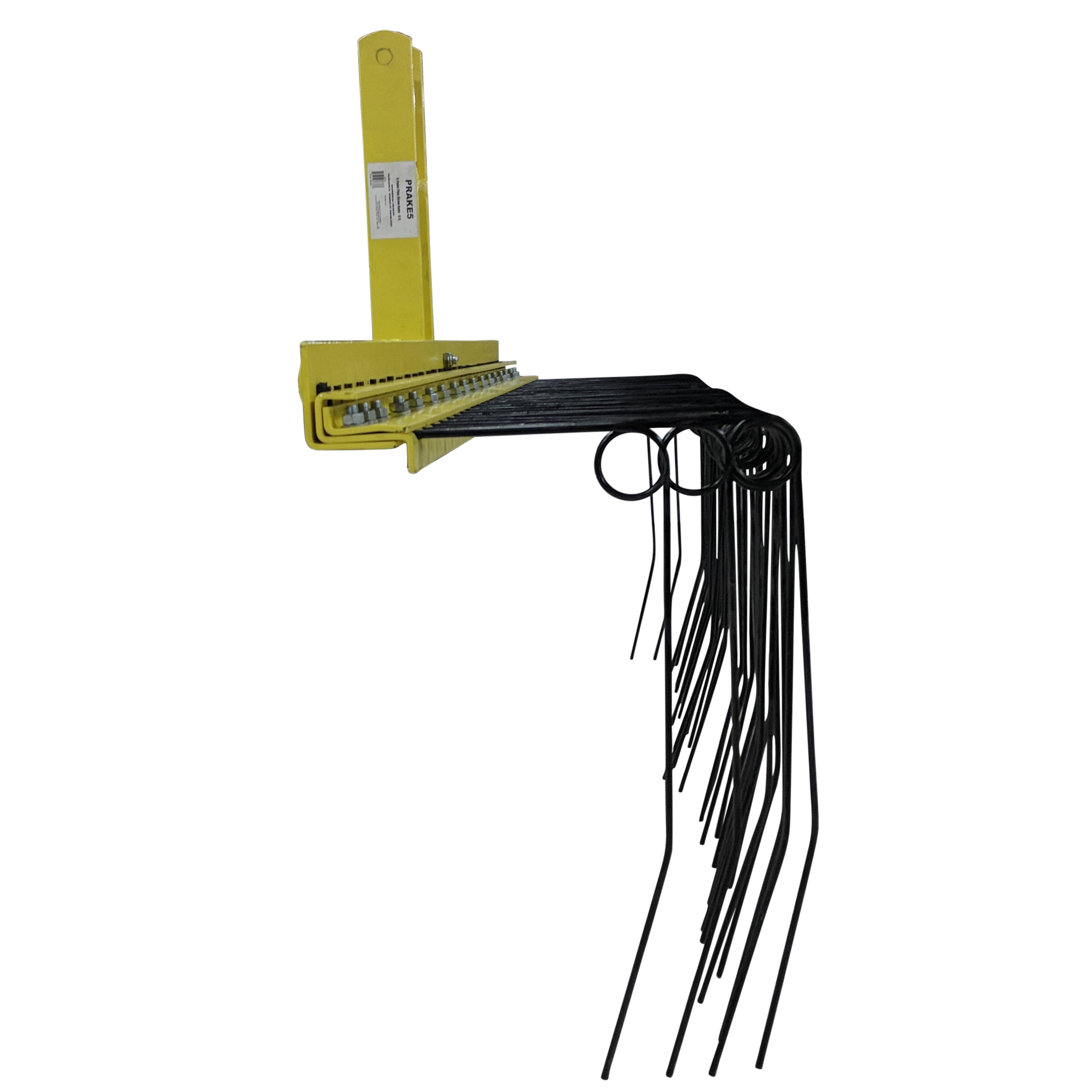 Titan 6 ft 3 Point Pine Straw Needle Rake for Cat 1, 3 Point