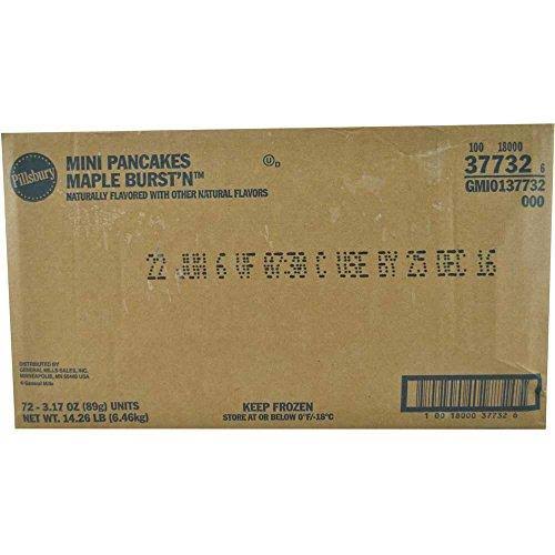 Pillsbury Maple Burst N Mini Pancake, 3.17 Ounce - 72 per CASE.