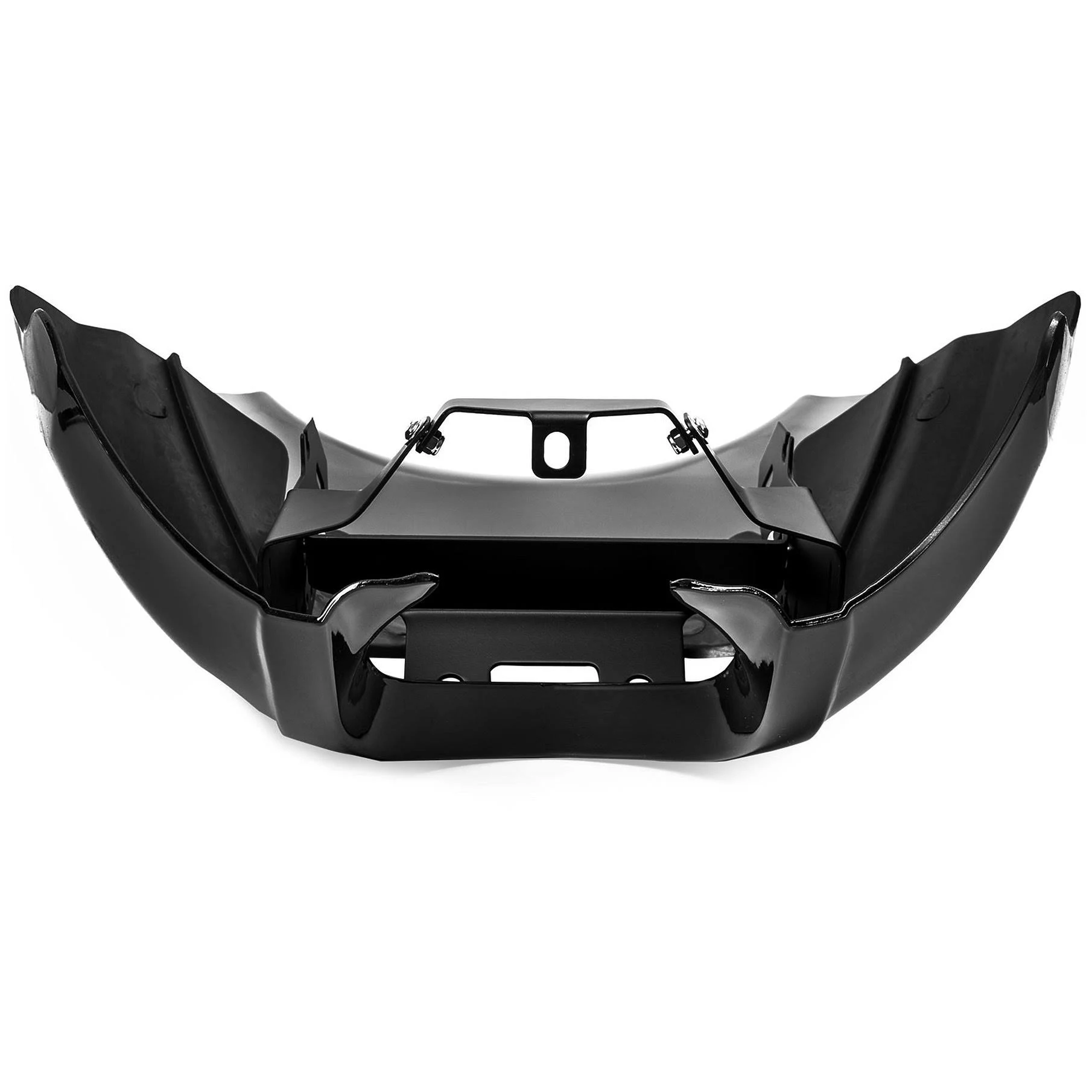 Krator Black u0026 Clear Tall Fairing Windshield Club Style Kit for 2006-2017 Harley-Davidson Dyna - Modification May Be Require