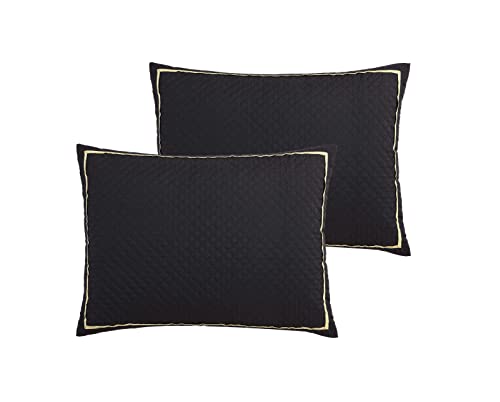 Riverbrook Home 100% Polyester Comforter Set, Queen, Hillcrest - Ivory/Gold, 9 Piece Set