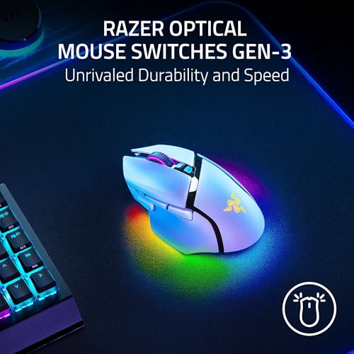 Razer Basilisk V3 Pro 35K Wireless Gaming Mouse: HyperScroll Tilt Wheel - 35K DPI Optical Sensor Gen 2-13 Customizable Controls - Chroma RGB